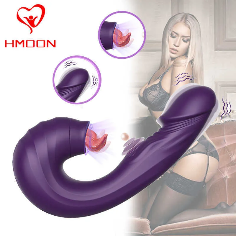 Vibrador de juguete sexual 3 en 1 Vibrador de lamidas de lengua del clítoris