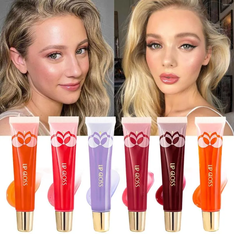 Brillant à lèvres couleur bonbon glaçure miroir hydratant verre enfants pour filles mélange Compatible avec la Machine