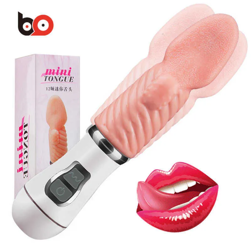 Wibrator zabawek seksu 10 Tryby doustne wibratory języka dla kobiet g-punkt stymulacja stymulacja potężna wibrator żeńskie zabawki dorośli 18
