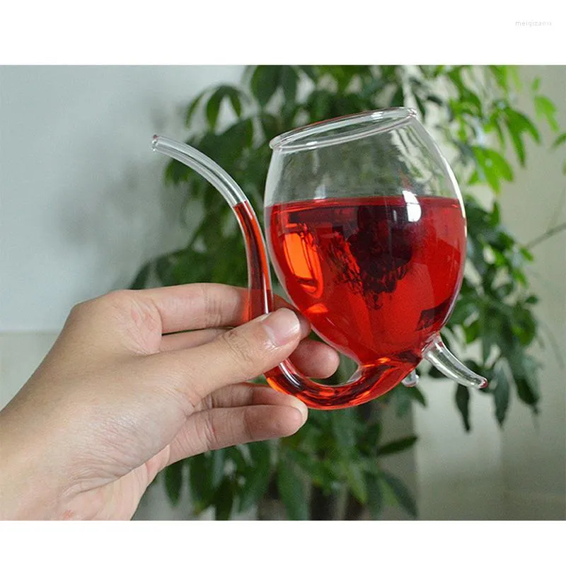 Wine Glasses Glass 300ml Cup White Simple Design Style Xmas Fashion Creative