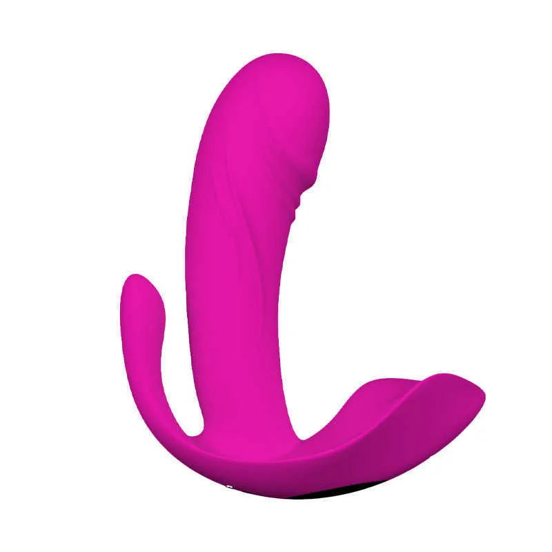 Skönhetsartiklar kvinnliga osynliga bärbara massage stick falsk penis anal masturbator app fjärrkontroll par vuxna sexiga produkter
