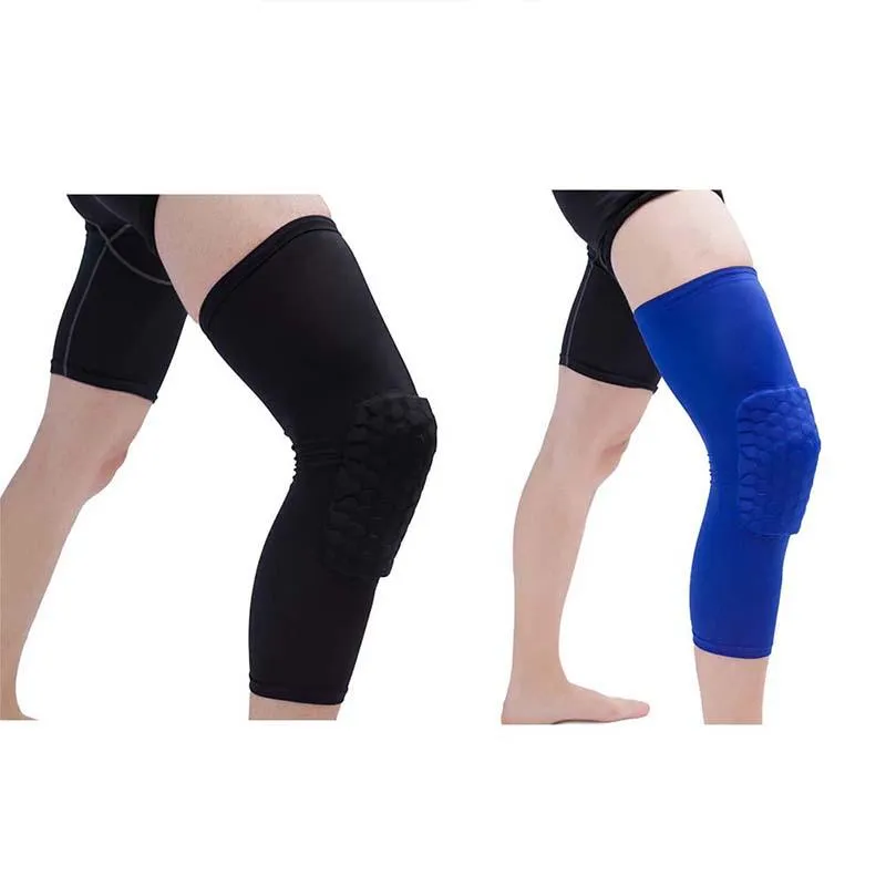 Knee Pads Elbow & 1PCS Breathable Basketball Leg Sleeve Adult Volleyball Running Brace Outdoor Sports Safety Protector