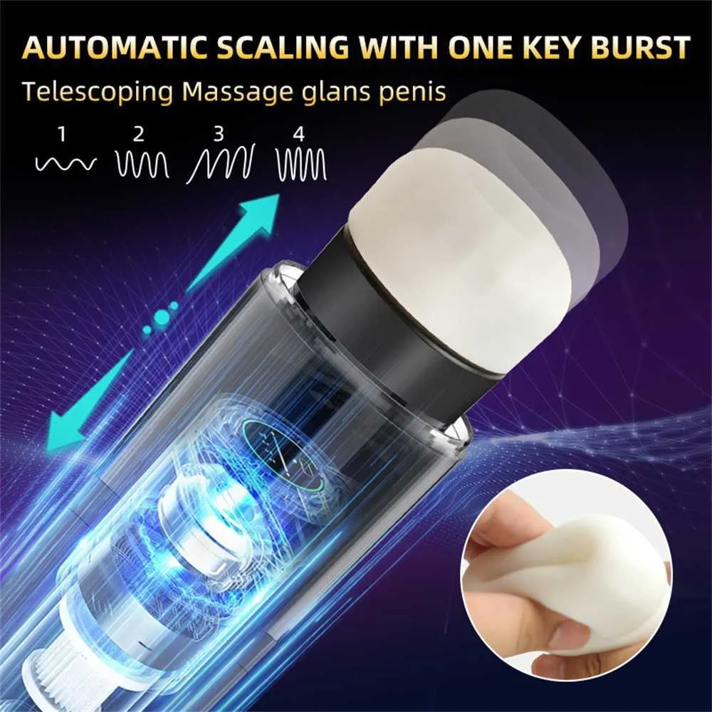 Fully Automatic Telescopic Male Male Masterbating Cup... From Ty2389239752,  $46.16