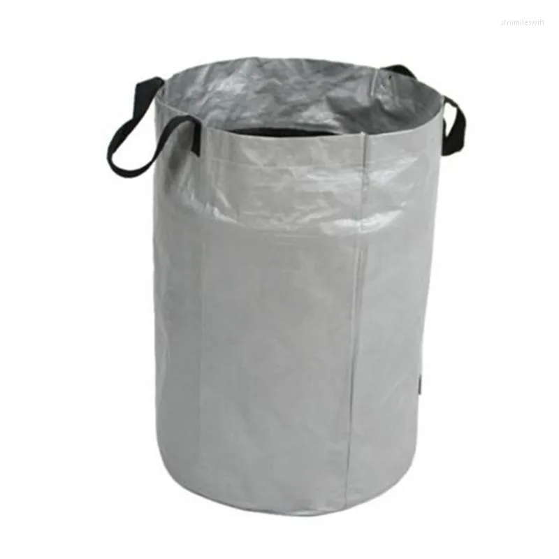 Storage Bags Lawn Garden Reusable Yard Leaf Bag Collapsible Trash Can For Loading Debris