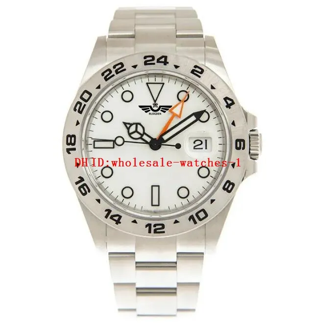 4 Style Classic Herenhorloge Explorer 216570 witte wijzerplaat 42 mm 2813 automatisch mechanisch uurwerk lichtgevend horloge casual montre de luxe horloge horloges
