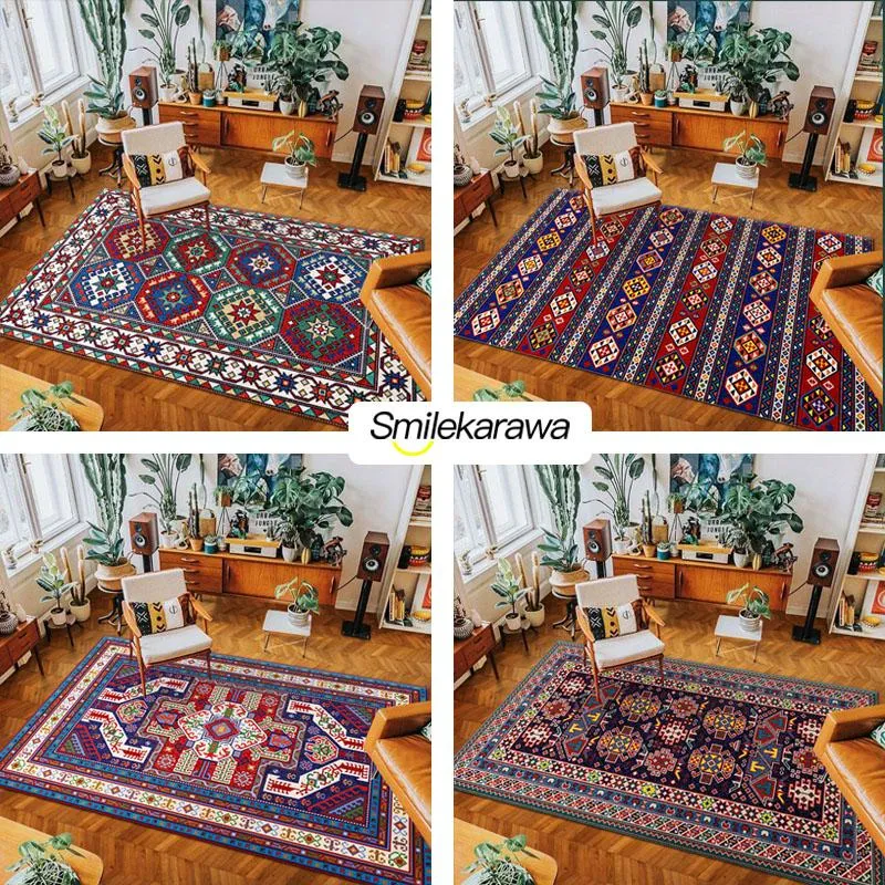 Carpets Bohemian For Bedroom And Rugs Living Room Dining Anti-slip Floor Mats Outdoor Wedding Carpet RugsCarpets