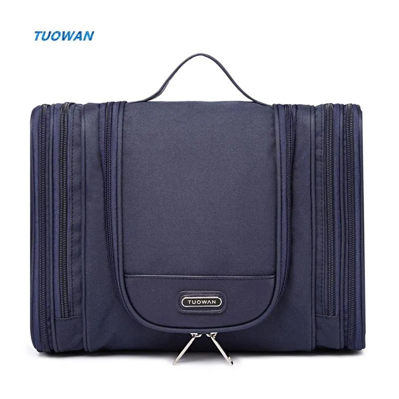 Borsone Tuowan Travel Gargle Bag da uomo in PVC Set di stoccaggio per esterni di grande capacità