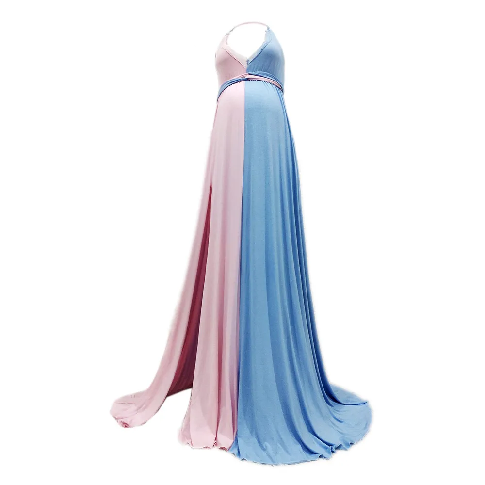 half pink half blue dress gender reveal Gender reveal dress