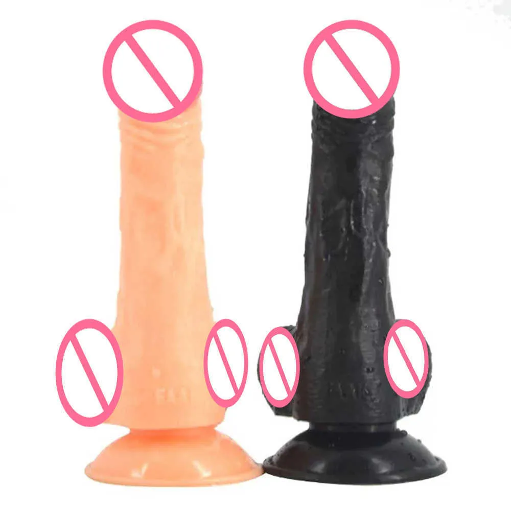 Beauty Items Super skin silicone lifelike Dildo soft sucker large size adult sexy toy female masturbator