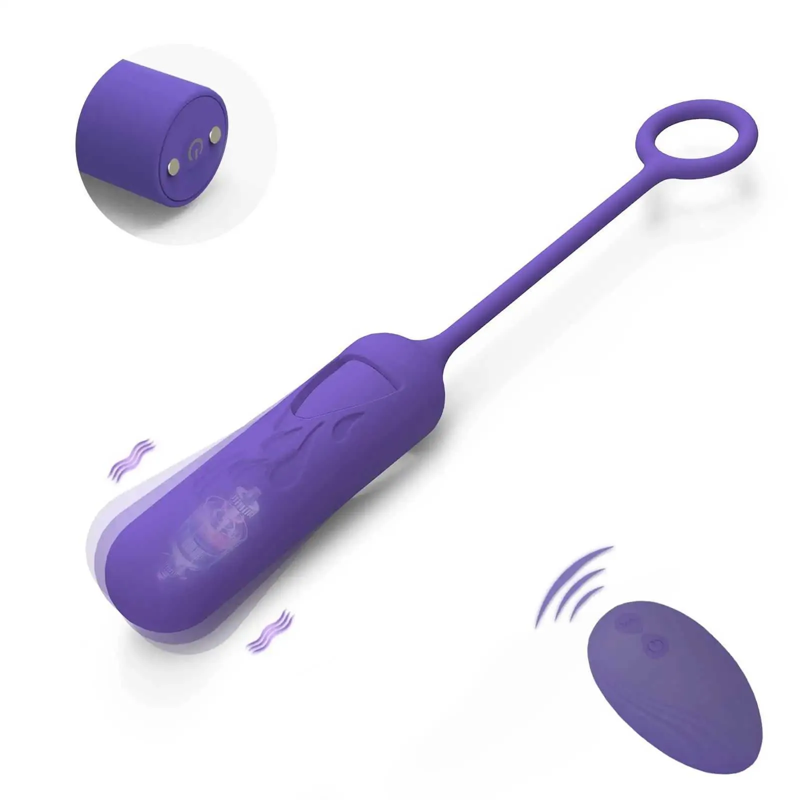 Schoonheidsartikelen 10 Modi Remote Control Mini Egg Bullet Vibrator Sexy speelgoed voor vrouwen