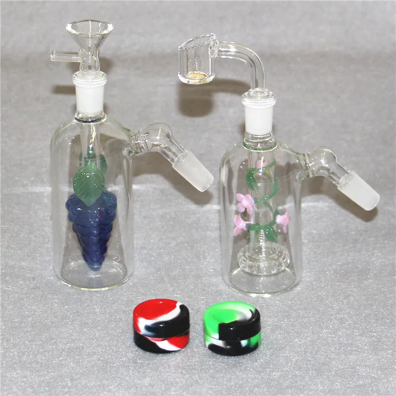 6 Styles Hookah 14mm Glass Ash Catcher 18mm Bowl Reclaim Ashcatcher Glass Adapter Converter Male Female For Bong Dab Rig med 4mm Quartz Banger