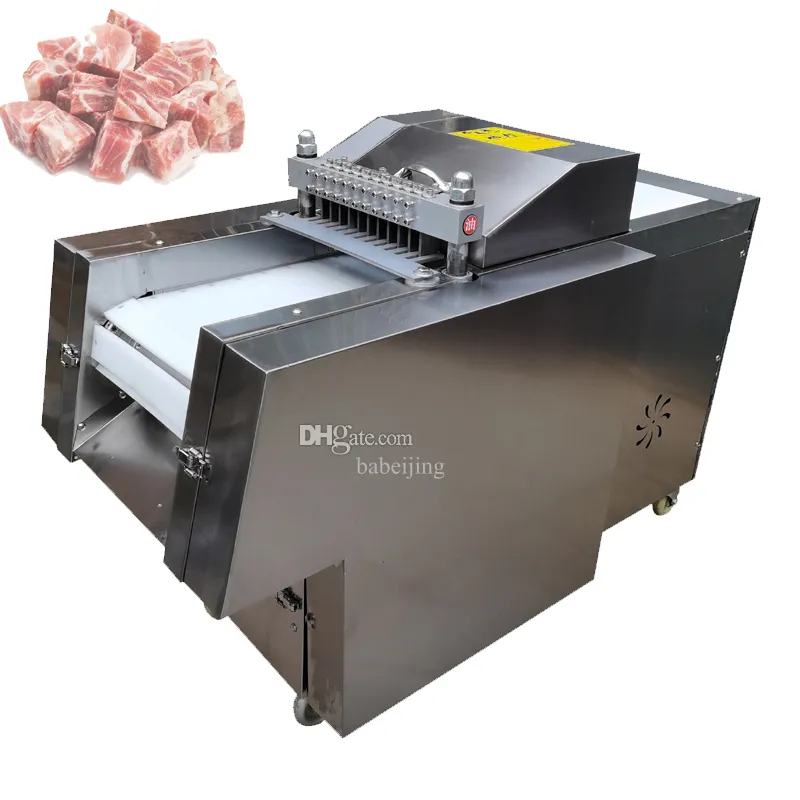 Commercial Frozen Chicken Slicer Machine For Chicken, Beef, Pork Cube Dicer  And Dicing Machine From Babeijing, $1,280