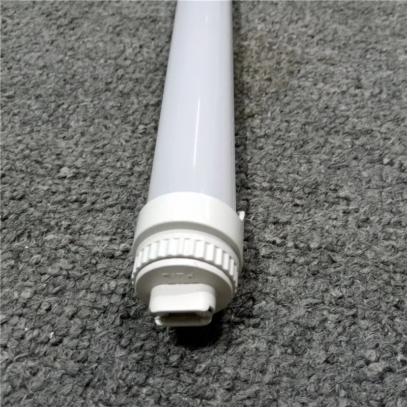 Tubos LED T8 Luzes 160lm/W 2ft 3ft 4ft 22W AC85-265V FA8 Um pino único PF0.9 SMD2835 5000K 5500K Lâmpadas fluorescentes de substituição R17D Gire 2pins Bulbos lineares 1200mm