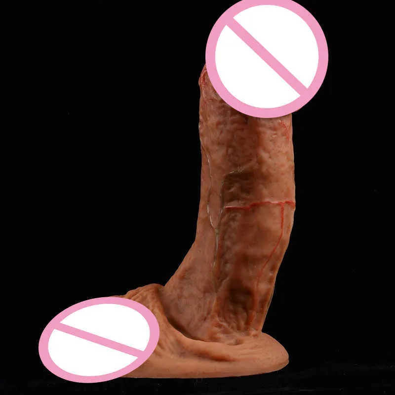 Skönhetsartiklar 1: 1 hudkänsla realistisk dildo enorm penis för kvinnor lesbiska leksaker stora falska kuk kvinnor onani sexiga verktyg erotiska produkt
