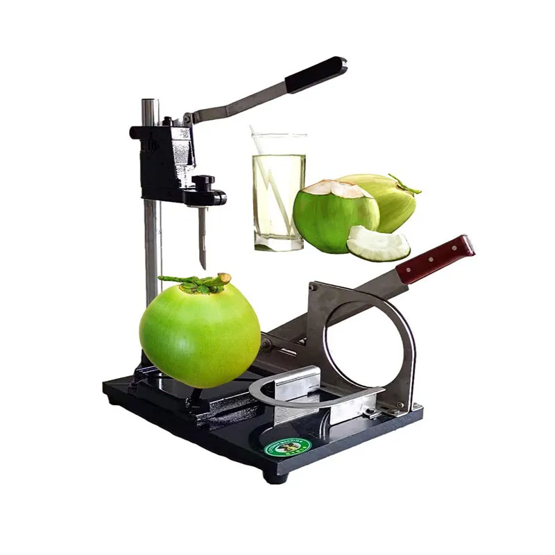 Food Processors Manual Coconut Press Opening Maker Green Coconut Peeling Cutting Machine