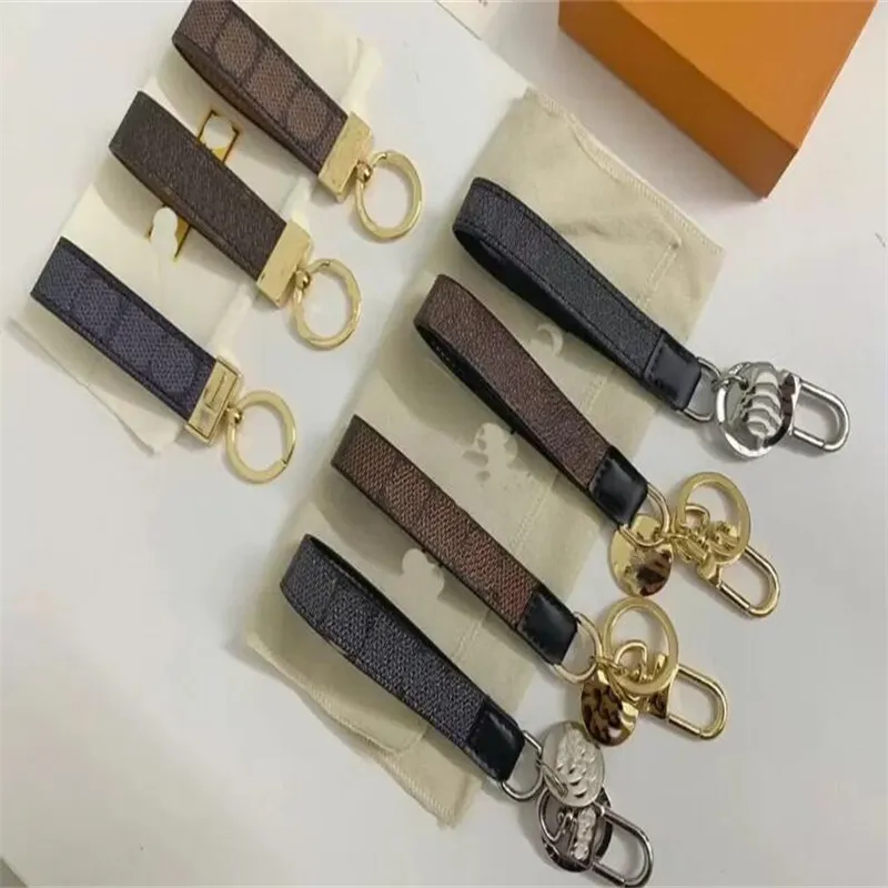 가방 부품 Dragonne 키 홀더 디자이너 꽃 캔버스 키 체인 자동차 키 체인 링 가방 매력 Pochette Accestoires ID 이름 태그 핫 스탬핑 스탬프