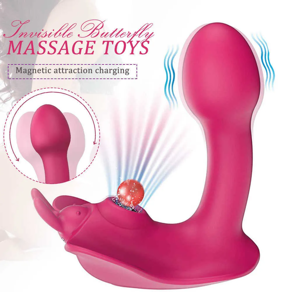 Articoli di bellezza Succhiare Dildo Vibratore Giocattolo sexy per donne Orgasmo Masturbatore Punto G Clitoride Stimolare Telecomando Mutandine Vibratori Adulto