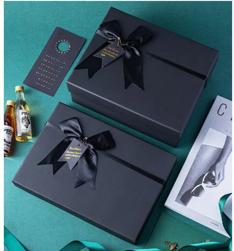 Event Party Supplies Black Gift Wrap Boxes With Lid And Ribbon For Mothers  Day Birthdays Bridal Showers Weddings Baby Showers Bridesmaids Gifts  Valentines Day And More From Angelcheng2013, $2.14