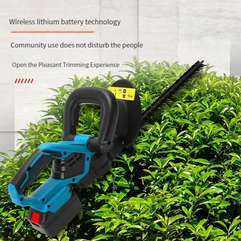 Greenworks Lawn Mower Hedge Trimmer Brushless Cordless Hedge Trimming Dual Action Pruning Saw Cutter Rotating Handle Garden Tool 24V