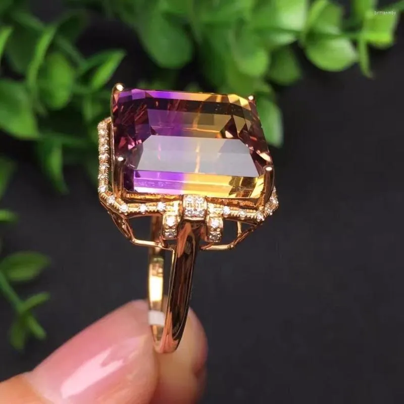 Natural hotsell ametrine ring