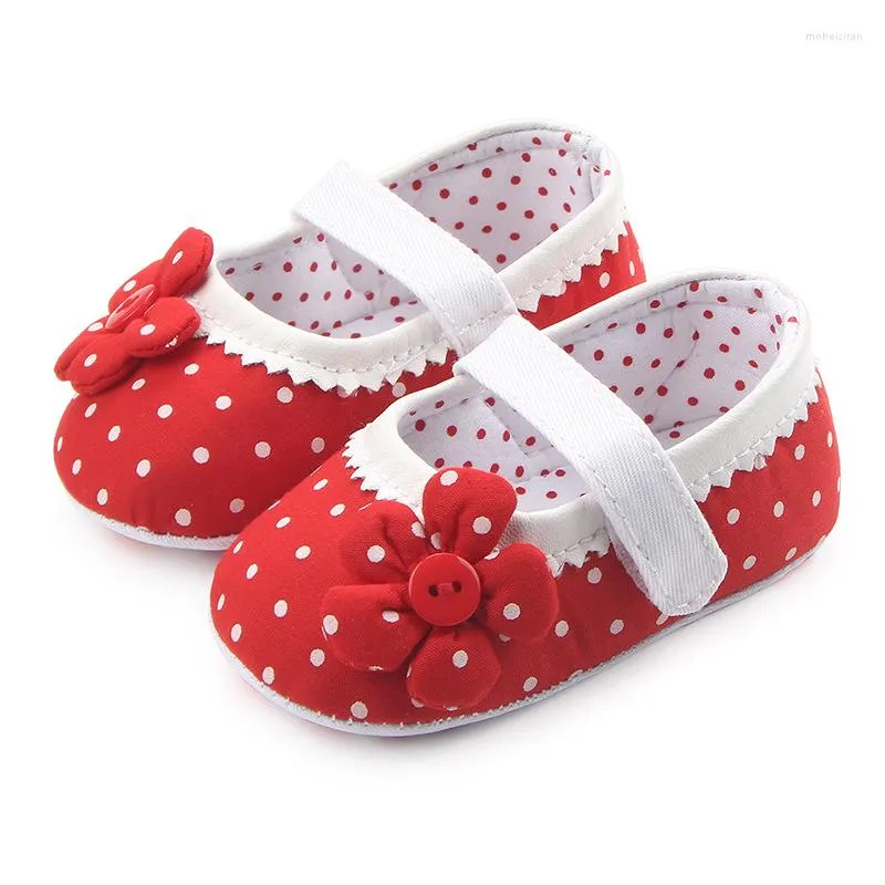 Premiers marcheurs 2023 Chaussures bébé Semelle souple Casual Coton Fille Fleur Enfant en bas âge