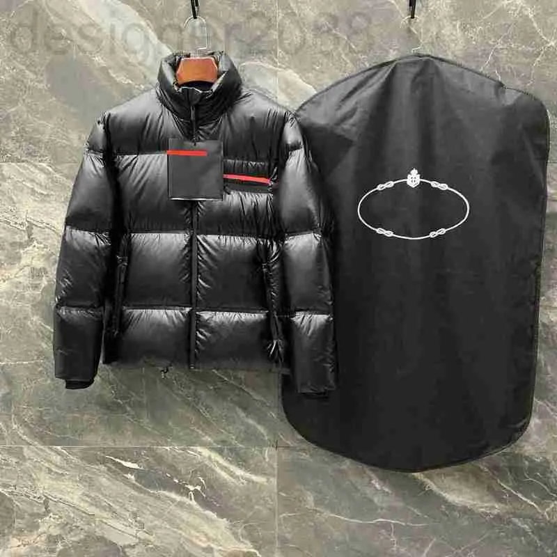 Men's Down Parkas Designer Jacket Luxury Winter Hooded Slim Triangle Blearge Top Quality Casat 96ul