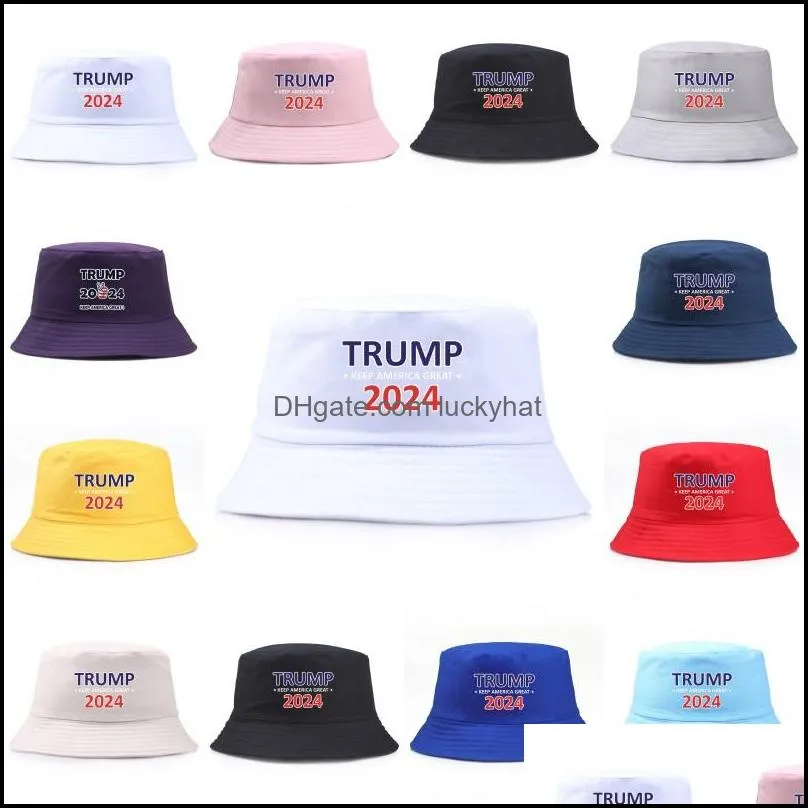 Ball Caps 2024 Трамп Президентские выборы в США Бейсболка Make America Peaked Вышивка Colourf Snapbacks 6pd 1573 T2 Drop Dust OTAWX