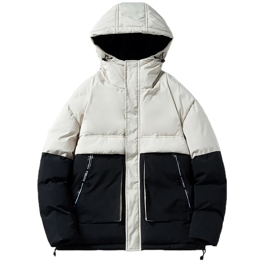 Hommes Vestes Veste D'hiver Hommes Parkas Épaissir Manteau Chaud Hommes À Capuche Parka Streetwear Femmes Mode Outwear Manteaux Pardessus 0012 230107