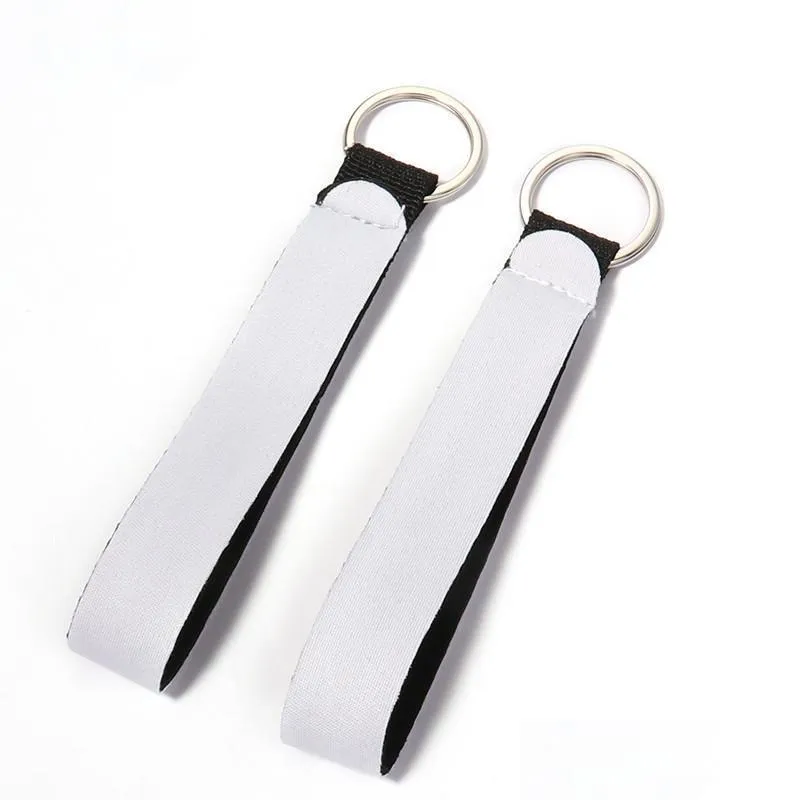 Wholesale Wrist Lanyard Sublimation Keychain Blanks Wristlet