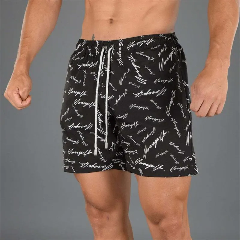 Pantaloncini da uomo Estate Casual Uomo Stampa 3D Palestra Fitness Bodybuilding Pantaloni corti ad asciugatura rapida Pantaloni da uomo Crossfit da spiaggia da uomo