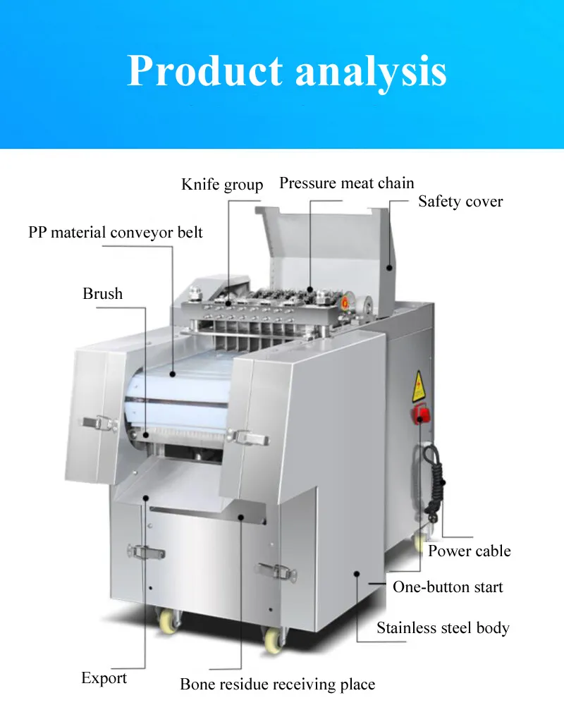 Automatic Frozen Meat Cubing Machine - Efficient Meat Dicing for Beef ...