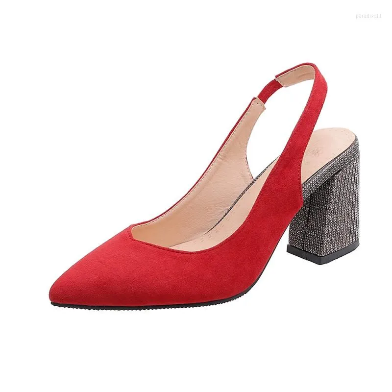 Scarpe eleganti Donna Tacchi alti Tacco spesso Donna Donna Décolleté Grandi dimensioni fino a 28 cm Colore misto Bocca chiara Tacco spesso