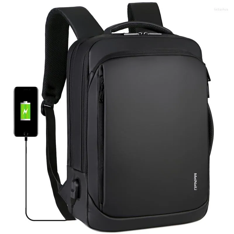 Backpack Multifunctional Laptop For Men Anti Theft Bag USB Charging Big Capacity Wear Resist Travel Business School