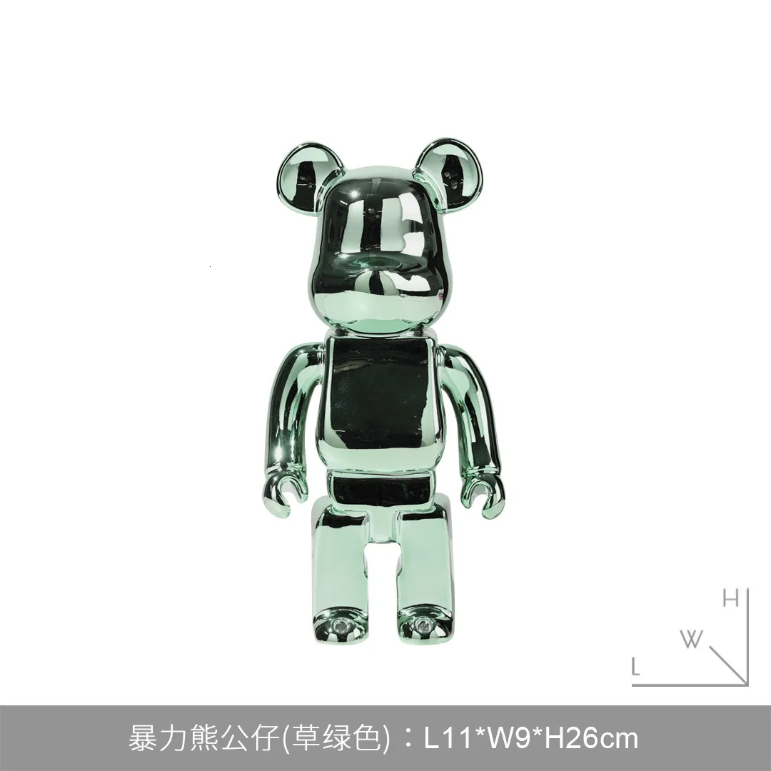 Designer Hot-Selling Objects Figurines 26cm 400 Luxe Y2K Sculpture Cartoon Bear Beer Figuur Mold ornament boekenplank Woonkamer Home Decor 230107 Gift