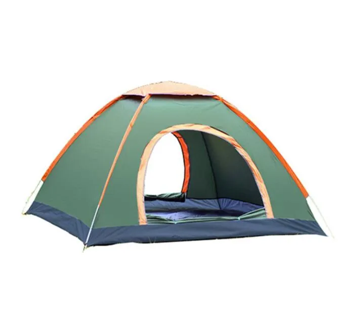 Draagbare kampeertenten Automatische Outdoor Pop Up wandeltent 3-5 Persoon Familie Reising Vouwende backpackt-tent