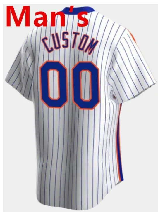 Nouveau S-4xl Custom Francisco Lindor Baseball Jersey Senga NY Brandon Nimmo Mets Pete Alonso Alvarez McNeil Edwin Diaz Darryl Strawberry Omar Narvaez Men Women Y 312