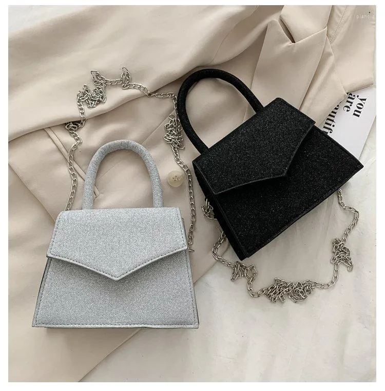 Evening Bags This Year's Summer Small Bag 2023 Trendy Messenger Female Wild Chain One Shoulder Square