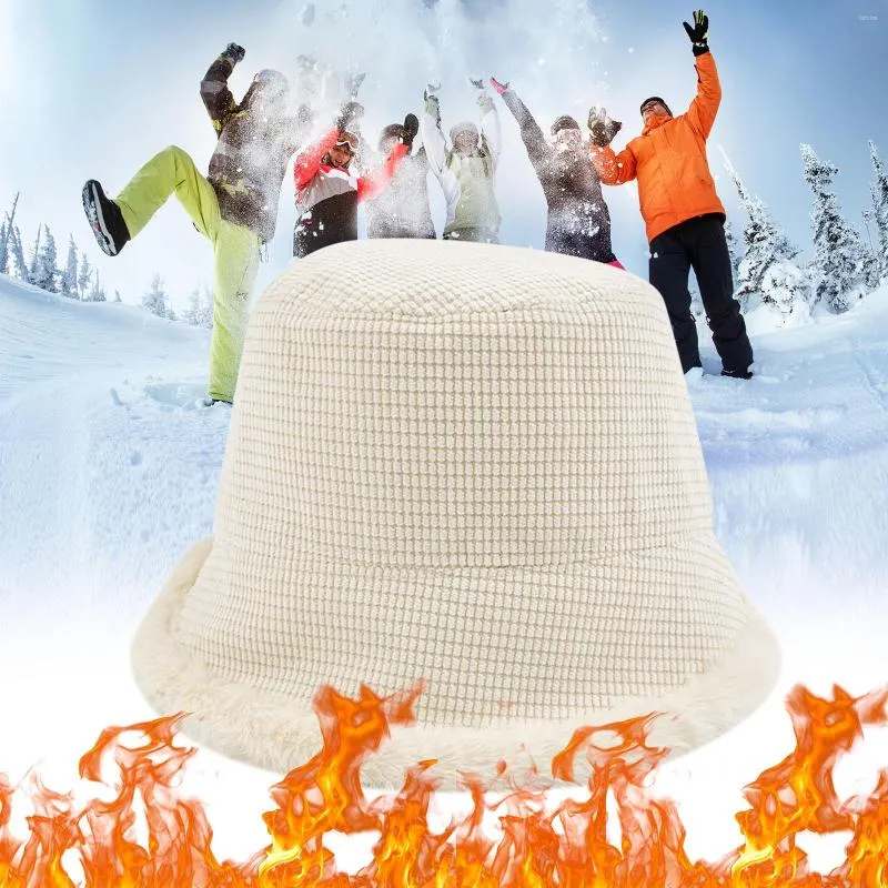 Chapeau de pêcheur pour hommes et femmes, fournitures de fête, chapeaux de sport en polaire Teddy, chaud d'hiver, cadeau de voyage en plein air