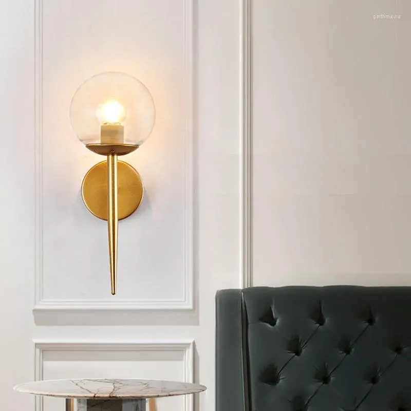 Wall Lamps Light Luxury Gold Lights Sconce Mirror Mount Lamp For Living Room Bedroom Decor Bathroom Fixture Home Indoor Lighting