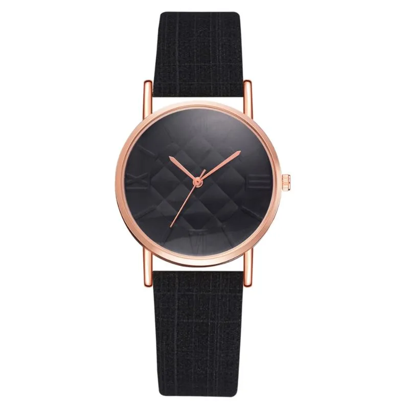 Wristwatches Fashion Women Leather Band Dress Quartz Wrist Watches Luxury Top Brand White Casual Listwatch Wristwatch Relogio Feminino