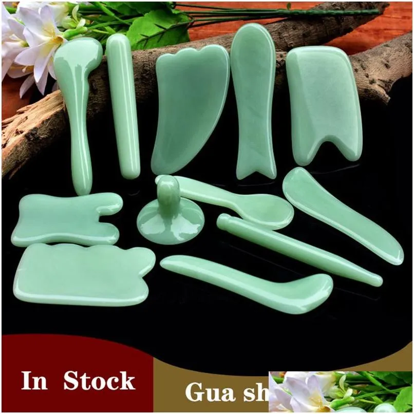 Inne domowe opróżnienia mti style naturalne jade gua sha scraper desc