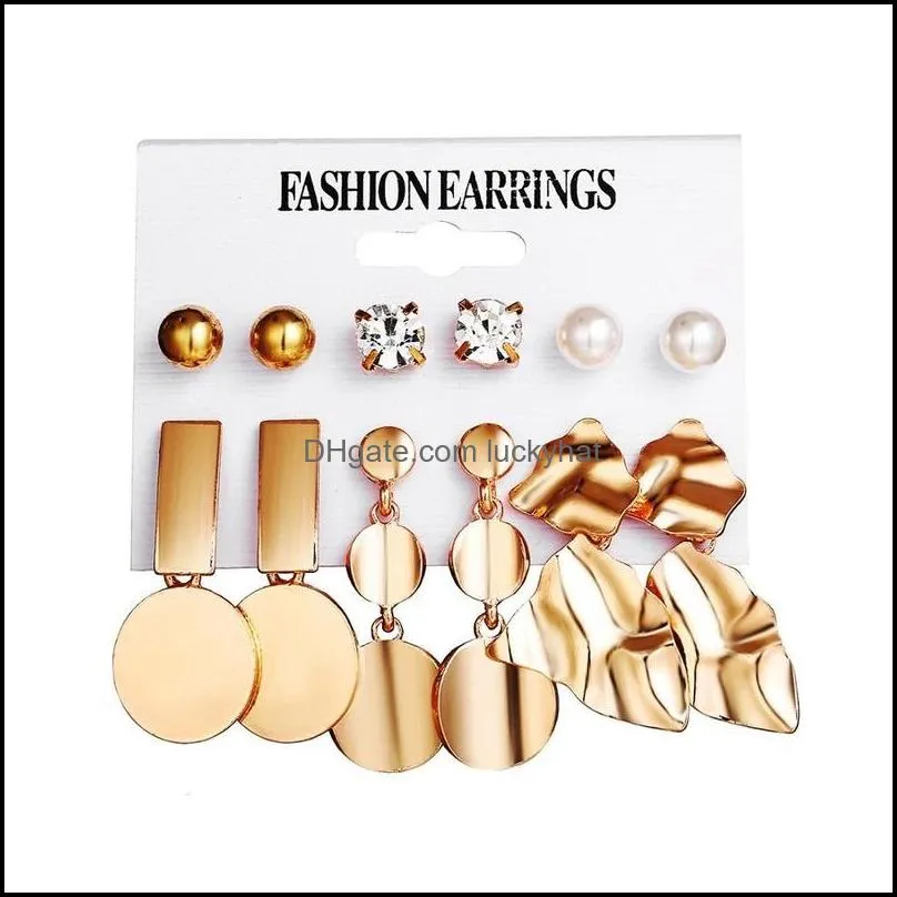 Charm Fashion Gold Earrings Online For Women Wholesale N99293 Drop Delivery Jewelry Otfuu