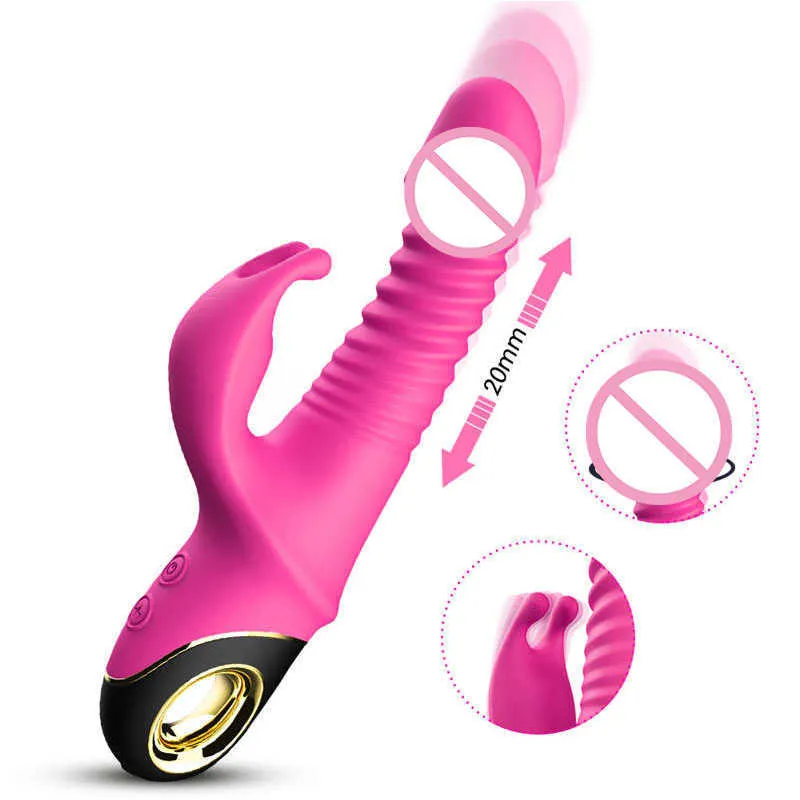 Articoli di bellezza Vibratore del pene di maiale in gomma sul telecomando Masturbatore automatico in silicone Cunt Clitoride femminile sexytouse Big Butt Plug Toys