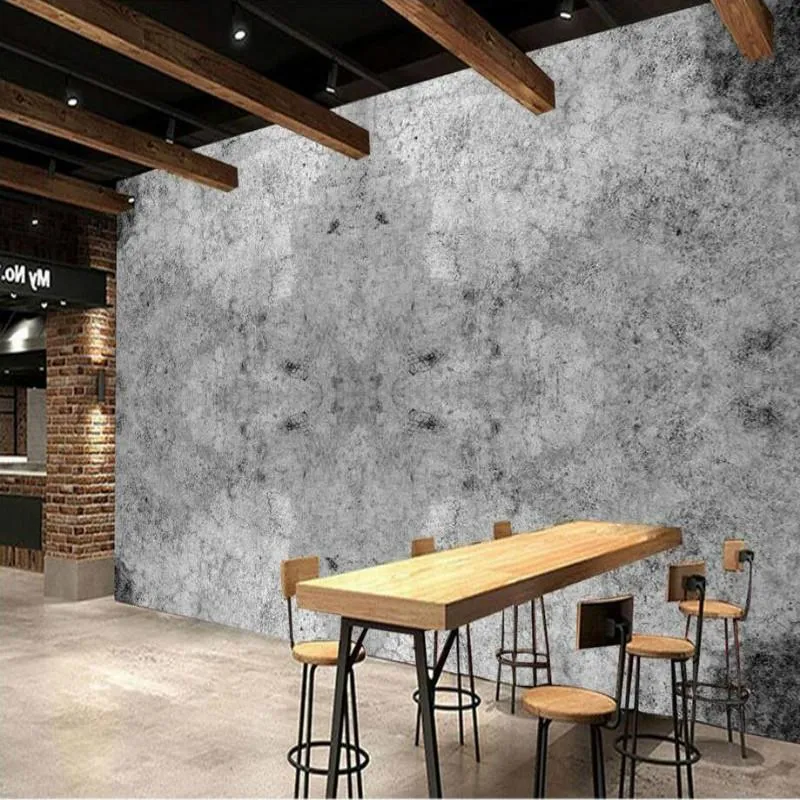 Wallpapers 3d Wallpaper For Walls Home Improvement Modern Nostalgic Retro Industrial Wall Of Concrete Paper Murals