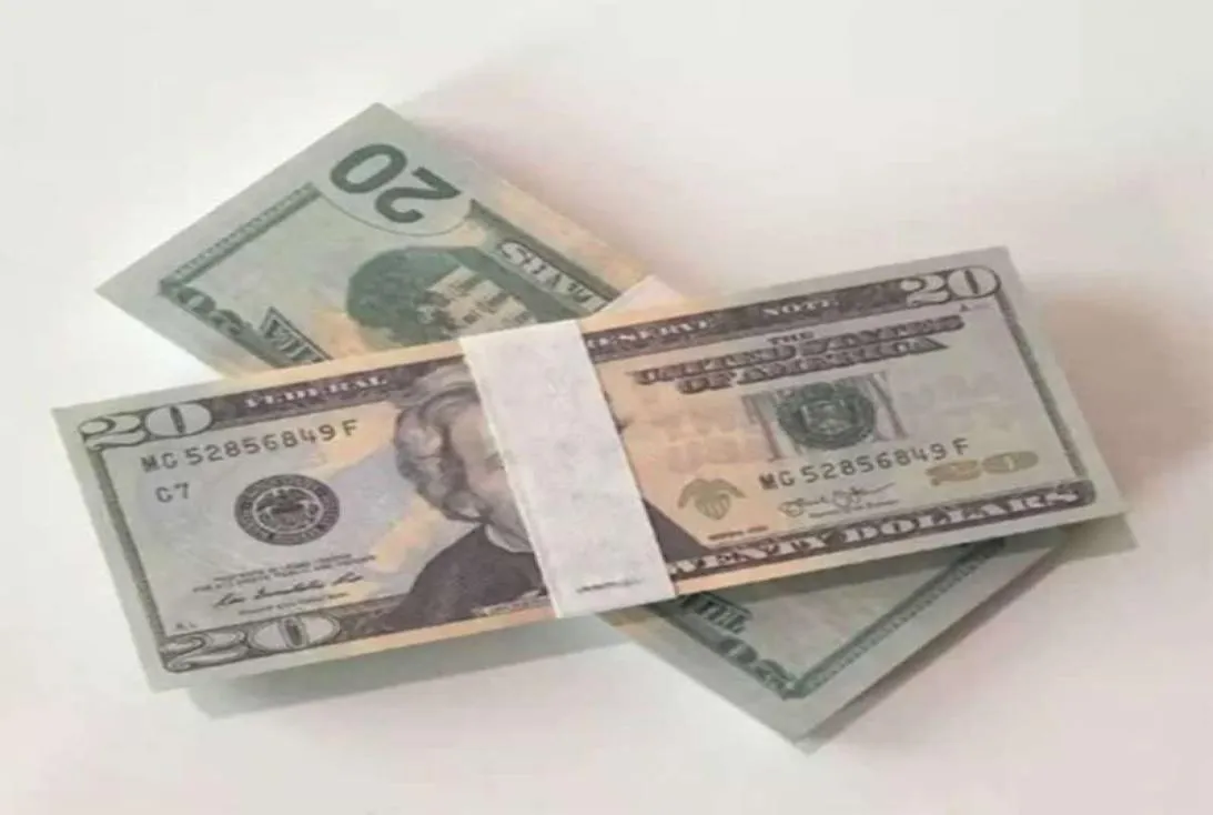 Articoli per feste Confezione alta pezzi American 100 Bar Valuta Carta Dollaro Atmosfera Puntelli di qualità 1005 Denaro 93065369193 11B1F7551934