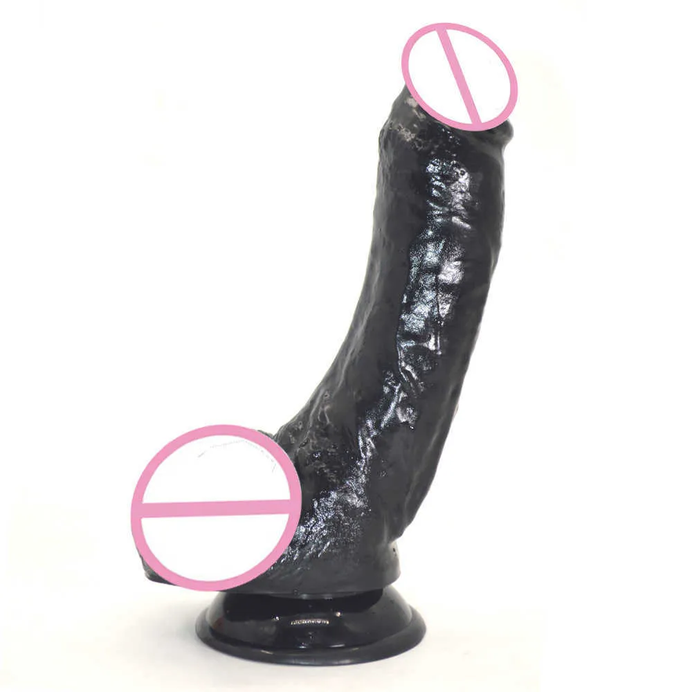 美容アイテム5.2cm厚さシミュレーションペニス湾曲JJディルドアダルトセクシーな製品女性用マスターベーションデバイス