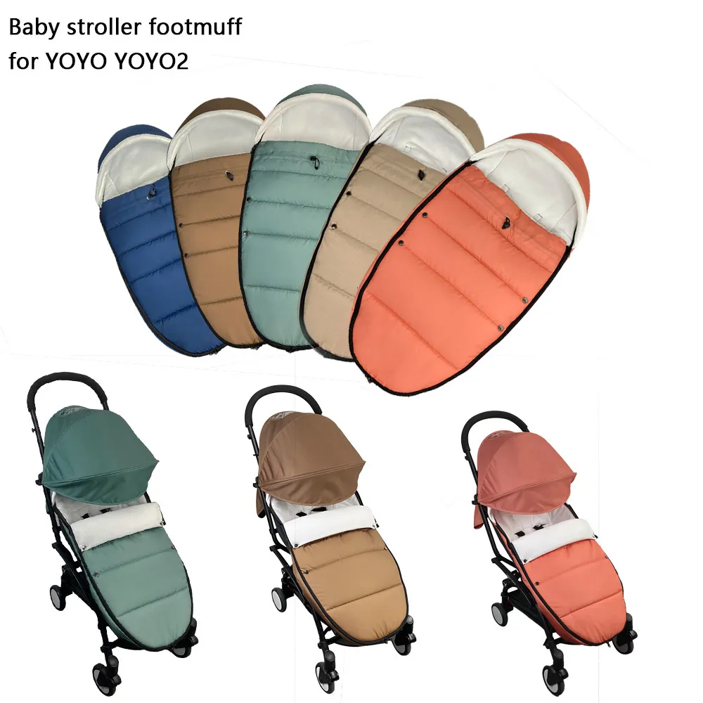 Barnvagnsdelar tillbehör universal baby soversacks sömnväska vattentäta strumpor för yoyo zen pram varm fotmuff 230109