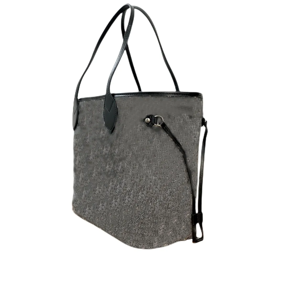 Luxury Woman Designer väskor totes aldrig fyllbar shoppingväska storlek mm handväskor med duk med zippy påse M21465