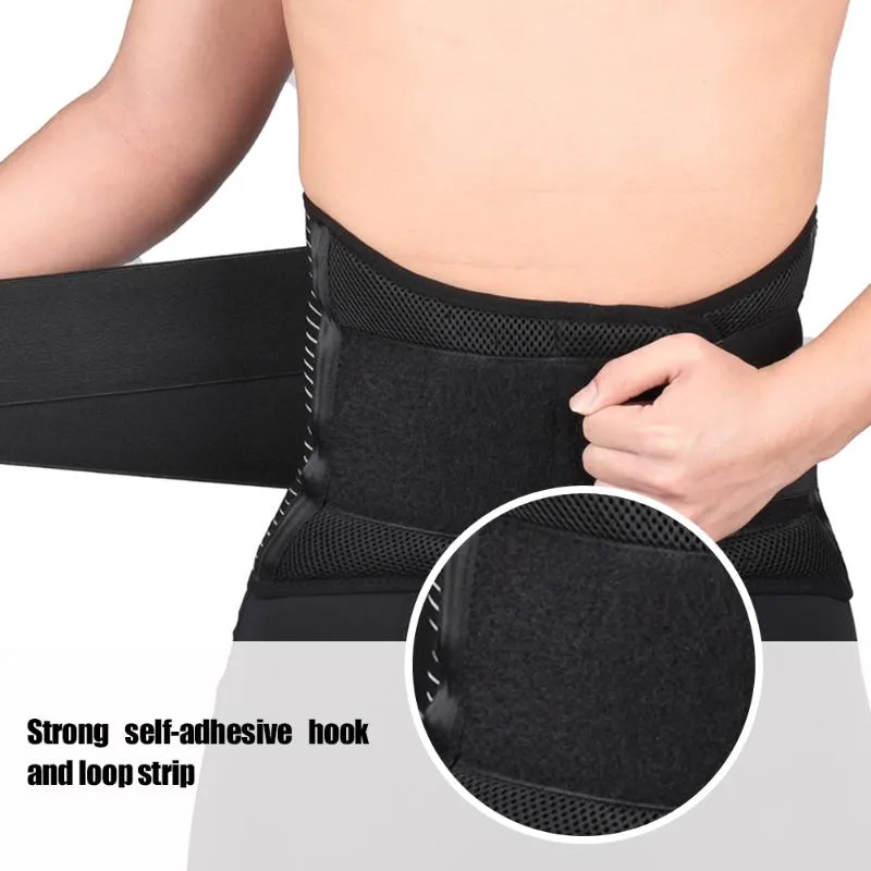 Ceinture de levage de poids de soutien de taille protecteur lombaire ceinture de sécurité d'entraînement de squat pour des ornements de travail faciles