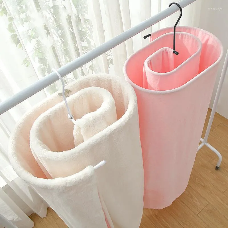 Hangers Upgraded Spiraling Drying Rack Multifunction Clothes Hanger Quilt Bed Sheet Blanket Hook Rotating Storage Home Organizer